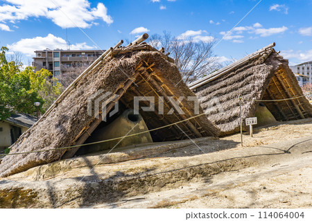 大阪府高槻市上津室史蹟新池埴輪工廠公園內的埴輪窯（登窯） 114064004