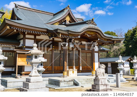 大阪府高槻市冰室町的續野神社參拜殿 114064037