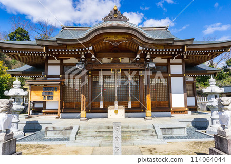 Tsugeno Shrine in Himuro-cho, Takatsuki City, Osaka Prefecture (the rooster's crowing is a divine message) - worship hall Tsugeno Shrine in Himuro-cho, Takatsuki City, Osaka Prefecture (the rooster's crowing is a divine message) - worship hall 114064044