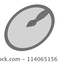 Cross section of an oyster seed 114065156