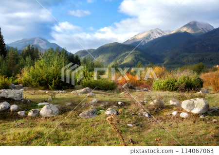 Bulgaria, Bansko, autumn Pirin mountains Bulgaria, Bansko, autumn Pirin mountains 114067063
