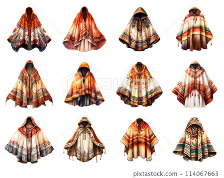 Versatile Mexican Poncho for Cultural Diversity Versatile Mexican Poncho for Cultural Diversity 114067663