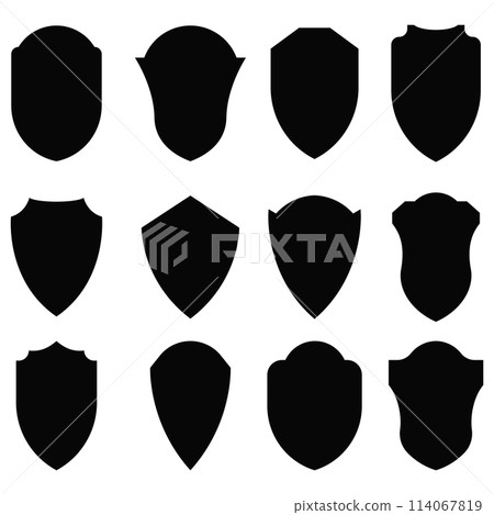 shield vector icon shield vector icon 114067819