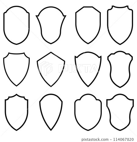 shield vector icon shield vector icon 114067820