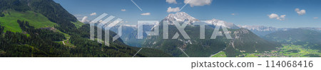 Watzmann mountain near Konigssee lake in Berchtesgaden National Park, Germany 114068416