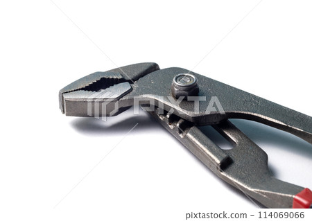 New open nut wrenches, adjustable pliers isolated on white New open nut wrenches, adjustable pliers isolated on white 114069066