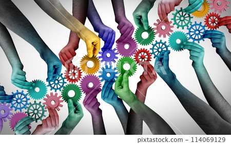 United Diverse Workers Progress and inclusivity. 114069129