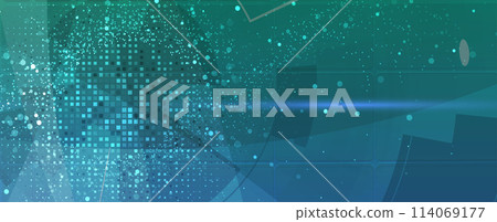 Technology innovation background, idea of global business solution. Vector art. Technology innovation background, idea of global business solution. Vector art. 114069177