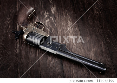 Old West gun. Percussion Army Revolver 114072199