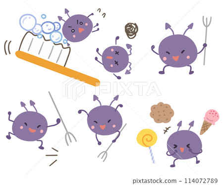 可愛的 Baikin 角色，表情多樣 114072789