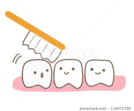 牙齦和牙齒牙膏圖 114072790