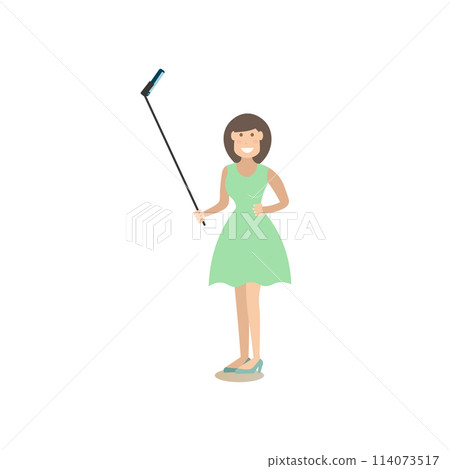 Tourist people vector illustration in flat style Tourist people vector illustration in flat style 114073517