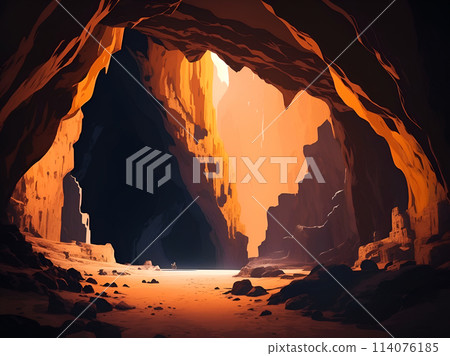 Cave “AI generated image” 114076185