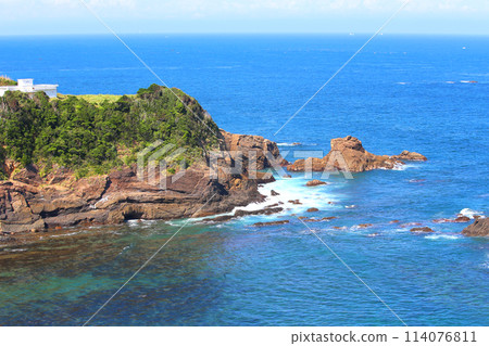 大崎燈塔、大崎燈塔、三重縣大王町、山萬山公園、伊勢灣、太平洋、縣立名切漁港、名切久喜城跡 114076811