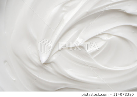White lotion beauty skincare cream texture cosmetic product background White lotion beauty skincare cream texture cosmetic product background 114078380