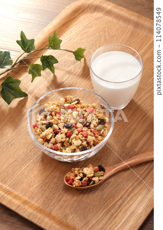 Fruit Granola Healthy Breakfast Fruit Granola Healthy Breakfast 114078549