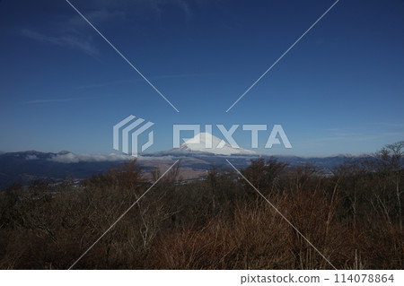 從蘆之湖天際線看富士山 從蘆之湖天際線看富士山 114078864