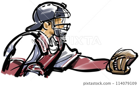 Baseball catcher 114079109