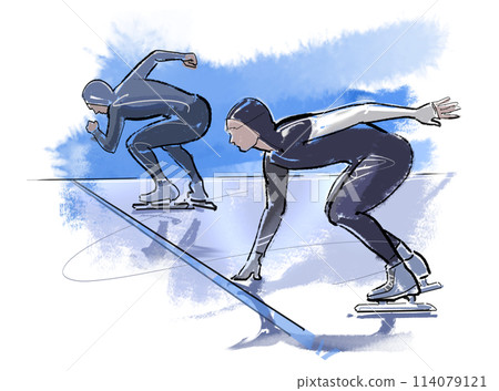Speed Skating - Start 114079121