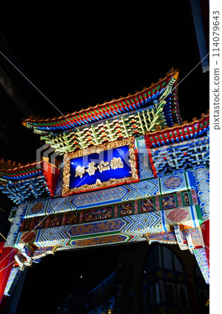 Yokohama Chinatown night view 114079643