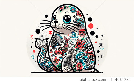 有刺青的海獅 114081781