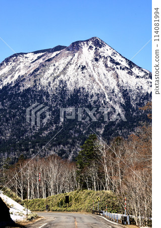 Mount Oakan in Akan-Mashu National Park, Hokkaido in early spring Mount Oakan in Akan-Mashu National Park, Hokkaido in early spring 114081994