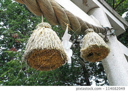 鎮州冰河神社鳥居[埼玉縣川口市] 114082049