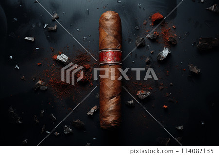 Cigar, cylindrical tobacco leaf twist, smoked, Cuban, tobacco smoking process, Smoking a twist, cigarettes in pure form, rolled tobacco, elegantly luxurious gentlemanly style. Cigar, cylindrical tobacco leaf twist, smoked, Cuban, tobacco smoking process, Smoking a twist, cigarettes in pure form, rolled tobacco, elegantly luxurious gentlemanly style. 114082135
