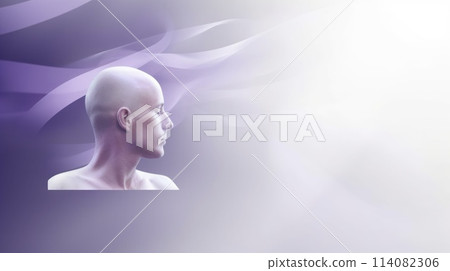 Unite for hope: a world of compassion against cancer, captured through the poignant symbol of a cancer ribbon on World Cancer Day. 114082306