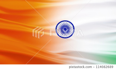 India Republic Day. A vibrant scene unfolds on India Republic Day: Tri-color flags flutter in the patriotic breeze as people celebrate democracy, unity, and national pride. India Republic Day. A vibrant scene unfolds on India Republic Day: Tri-color flags flutter in the patriotic breeze as people celebrate democracy, unity, and national pride. 114082689