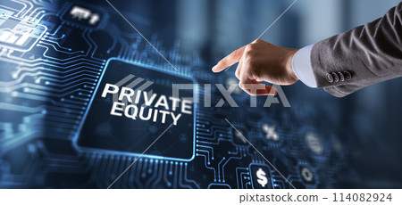 Private equity investment business concept. Technology Internet concept 114082924