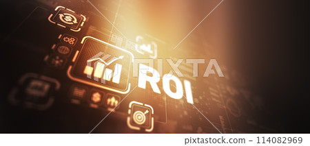 ROI Return on Investment Finance Internet Business Technology Concept ROI Return on Investment Finance Internet Business Technology Concept 114082969