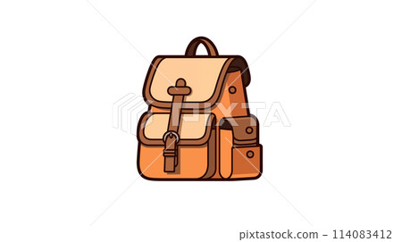 手绘卡通书包插画素材 手绘卡通书包插画素材 114083412
