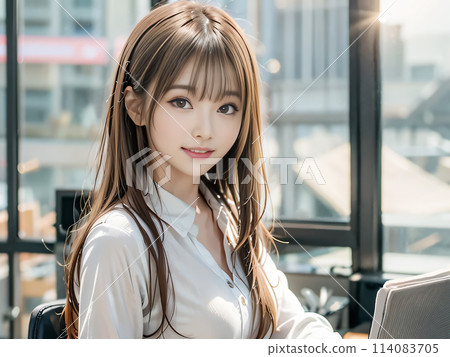 辦公室女士商業女性形象 114083705