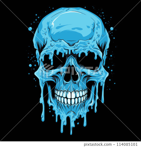 Frozen Horror Minimalist Zombie Skull Frozen Horror Minimalist Zombie Skull 114085101