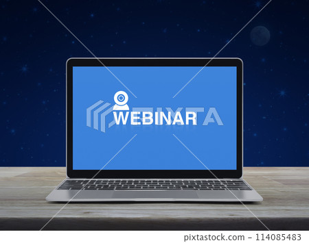 Business seminar online concept 114085483