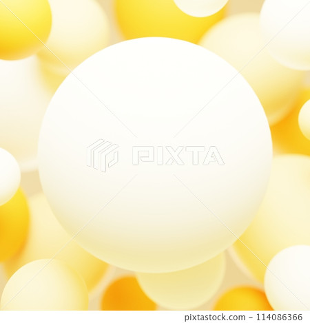 3D背景材質_彩球_黃色 3D背景材質_彩球_黃色 114086366
