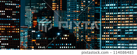 Aerial view of Minato, Tokyo, Japan Aerial view of Minato, Tokyo, Japan 114086483