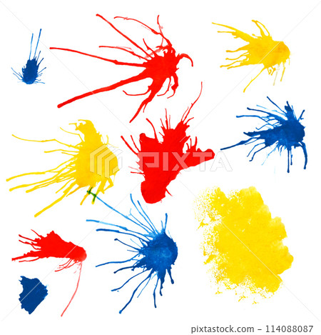 Ink splashes Ink splashes 114088087