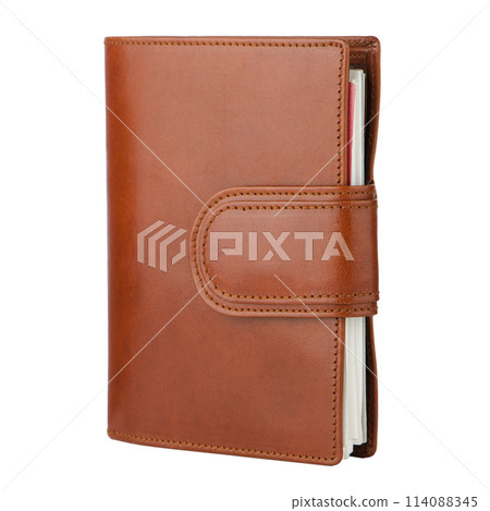 Brown closed business book 114088345