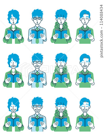 男人讀書的插圖集 114088434