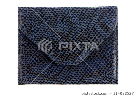 Blue Leather Purse 114088527