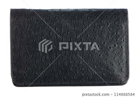 Black Leather Purse 114088584