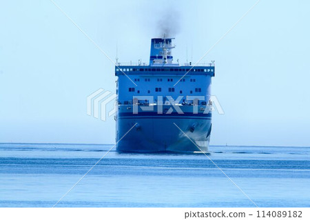 Nagoya, Sendai, Tomakomai...Large ferries travelling across the Pacific Ocean Nagoya, Sendai, Tomakomai...Large ferries travelling across the Pacific Ocean 114089182