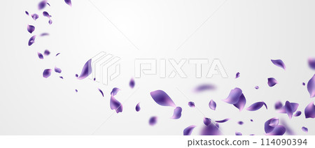 Beautiful fluttering flower petals background vector illustration 114090394