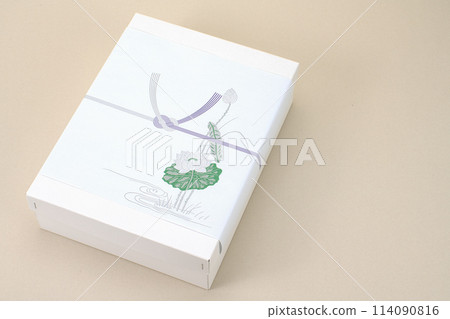 蓮花圖案回禮白盒 蓮花圖案回禮白盒 114090816