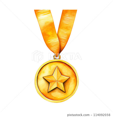 Gold Medals Celebrating Achievement Gold Medals Celebrating Achievement 114092038