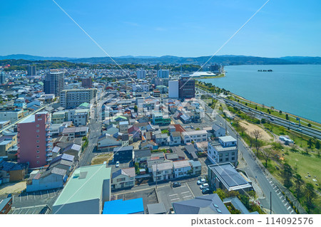 島根縣松江市的街景（夜之島、宍道湖、魚町、灘町等） 114092576
