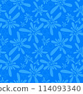 Simple floral seamless patterns 114093340