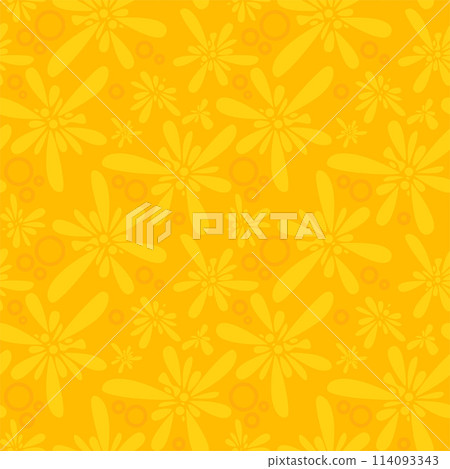 Orange plant seamless pattern, Looped Vector Background Orange plant seamless pattern, Looped Vector Background 114093343